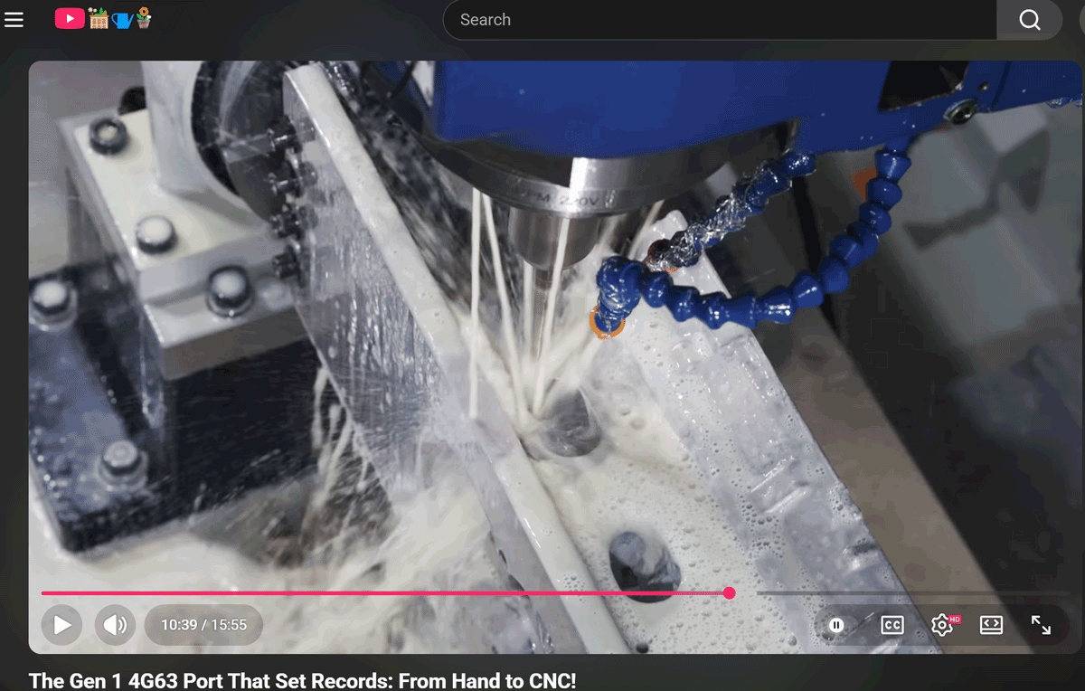 The Gen 1 4G63 Port That Set Records: From Hand to CNC