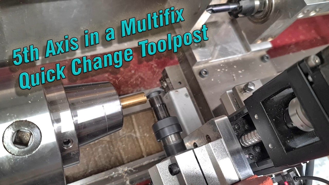 100 parts with milling and turning only 20 manual tool changes, no ATC with Centroid DIY CNC